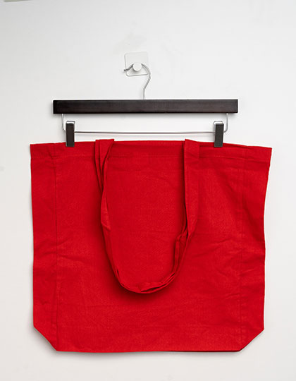Cotton Bag Side Fold Long Handles